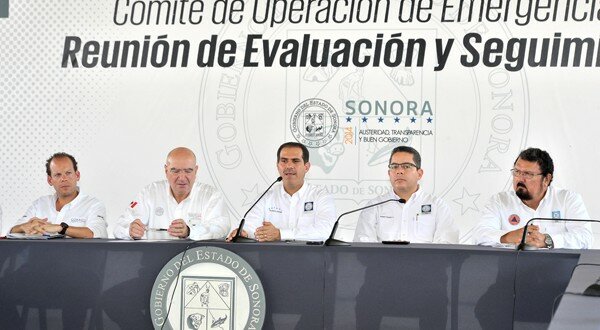 Autoridades federales brindan apoyo a Sonora por derrame de químicos en río